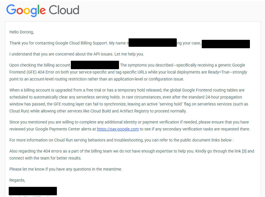 google cloud email service